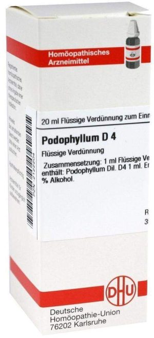 Podophyllum D4 Dilution 20 ml Dilution