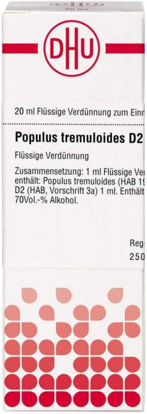 Populus Tremuloides D 2 Dilution 20 ml