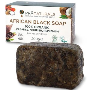 PraNaturals Organisch Afrikanische Schwarze Seife