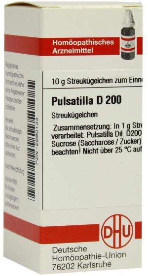 Pulsatilla D200 10 G Globuli