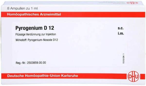 Pyrogenium D 12 Ampullen 8 X 1 ml