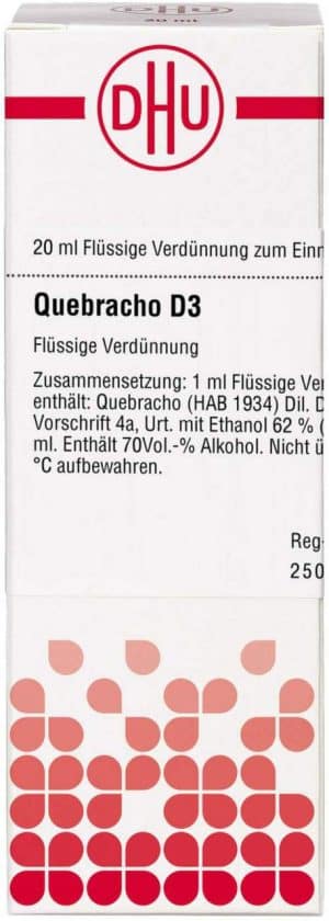 Quebracho D 3 Dilution 20 ml