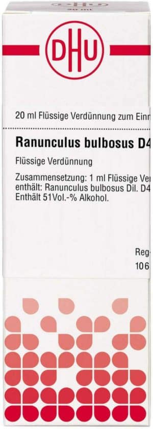 Ranunculus Bulbosus D 4 Dilution 20 ml