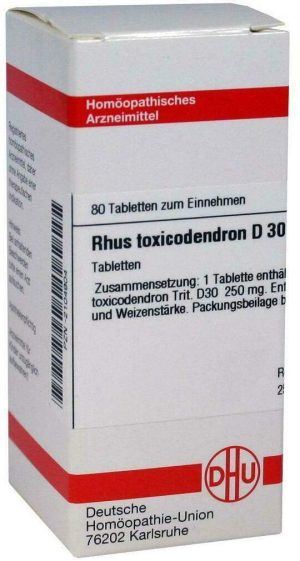 Rhus Toxicodendron D30 80 Tabletten