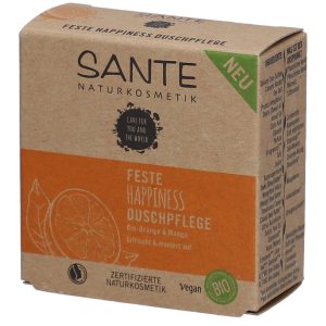 SANTE Feste HAPPINESS Duschpflege Bio-Orange & Mango