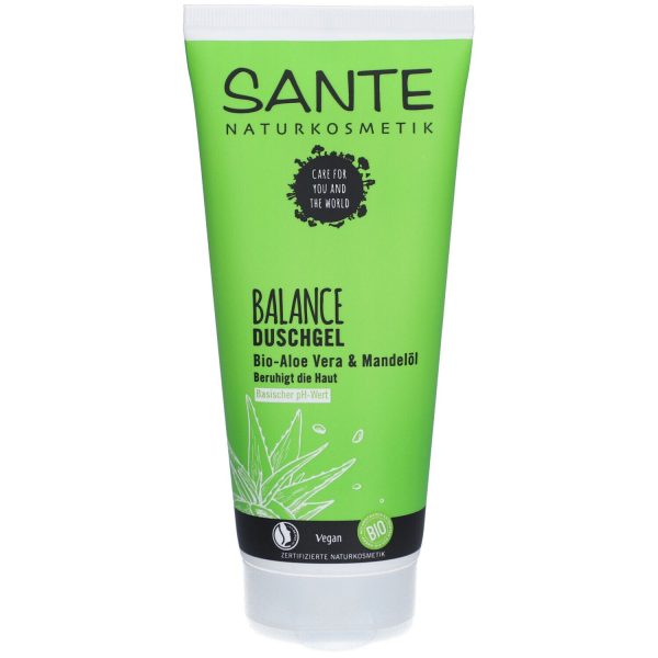 SANTE Naturkosmetik BALANCE Duschgel Bio-Aloe & Mandelöl