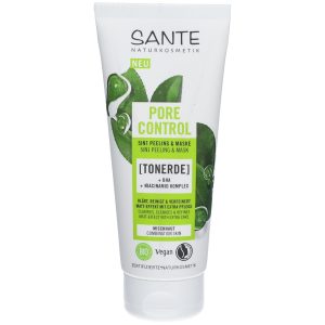 SANTE Naturkosmetik Pore Control 5in1 Peelin & Maske Tonerde