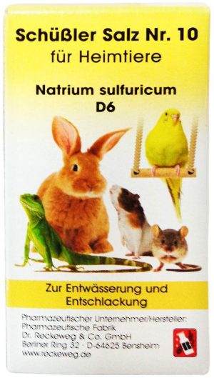 SCHÜSSLER SALZ Nr.10 Natrium sulf.D 6 f.Heimtie