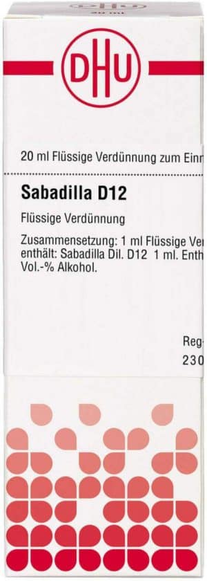 Sabadilla D 12 Dilution 20 ml