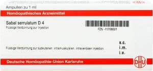 Sabal Serrulatum D 4 8 X 1 ml Ampullen