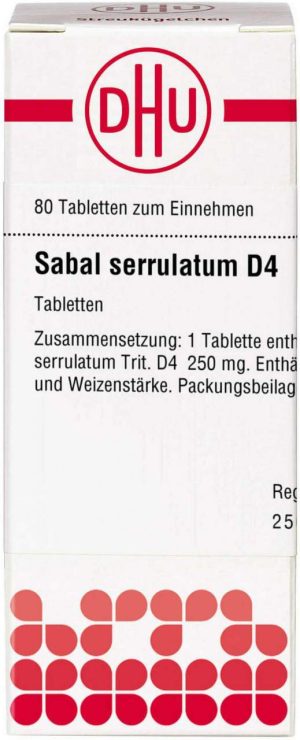 Sabal Serrulatum D 4 80 Tabletten