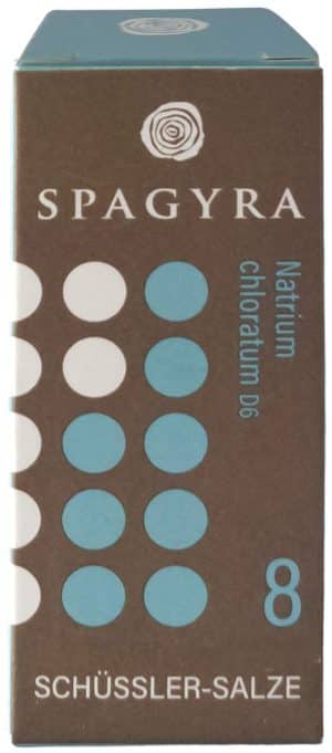 Schüssler Nr.8 Natrium Chloratum D 6 Globuli 10 G