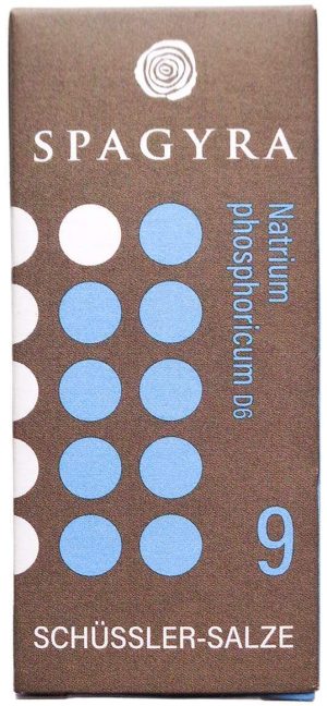 Schüssler Nr.9 Natrium Phosphoricum D 6 Globuli 10 G