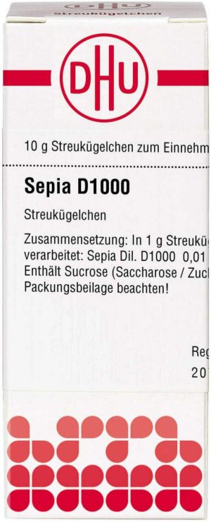 Sepia D 1000 Globuli 10 G