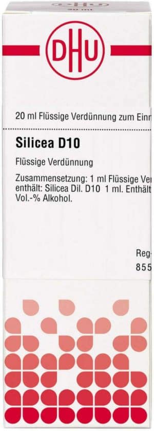 Silicea D 10 Dilution 20 ml