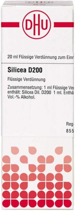 Silicea D 200 Dilution 20 ml