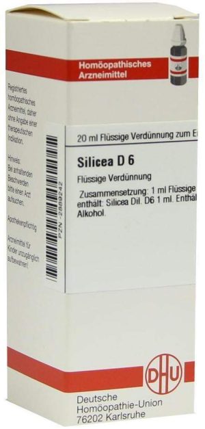 Silicea D6 Dilution 20 ml Dilution