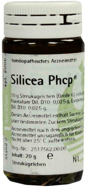 Silicea Phcp Globuli 20 G