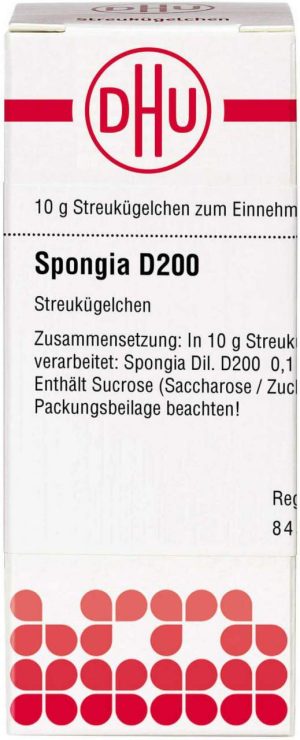 Spongia D 200 Globuli 10 G