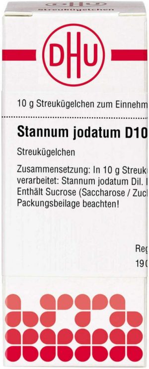 Stannum Jodatum D 10 Globuli 10 G