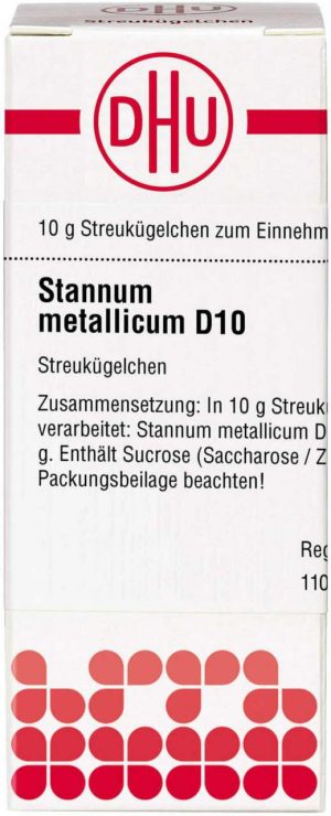 Stannum Metallicum D 10 Globuli 10 G