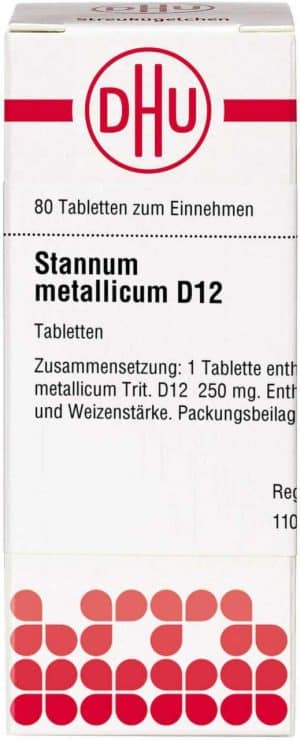 Stannum Metallicum D 12 80 Tabletten