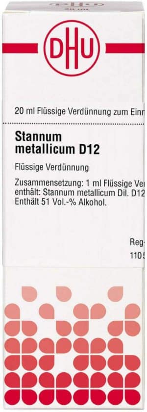 Stannum Metallicum D 12 Dilution 20 ml