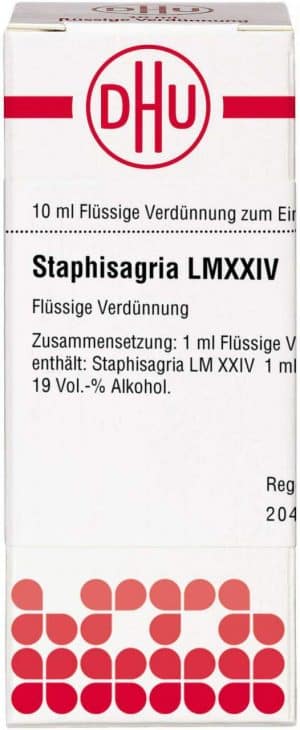 Staphisagria Lm Xxiv Dilution 10 ml