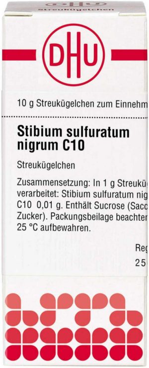 Stibium Sulfuratum Nigrum C 10 Globuli 10 G