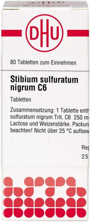 Stibium Sulfuratum Nigrum C 6 80 Tabletten