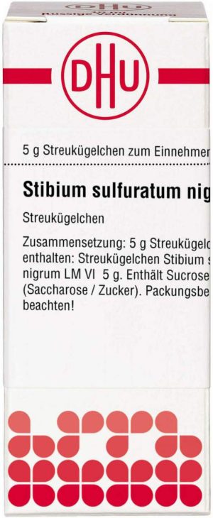 Stibium Sulfuratum Nigrum Lm Vi Globuli 5 G