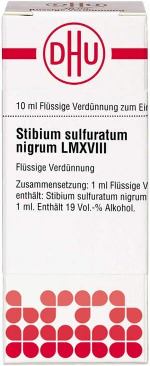 Stibium Sulfuratum Nigrum Lm Xviii Dilution 10 ml