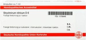 Strychninum Nitricum D 6 8 X 1 ml Ampullen