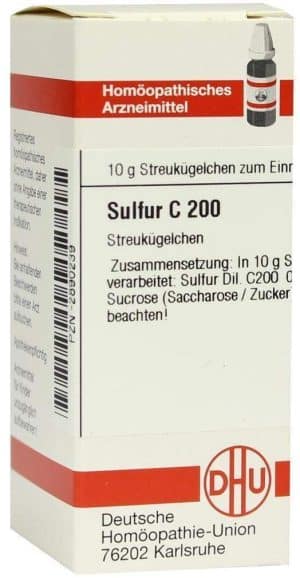 Sulfur C 200 Globuli