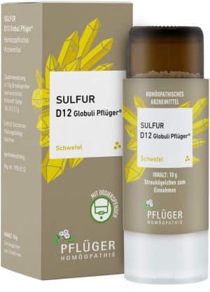 Sulfur D 12 Globuli Pflüger Dosierspender 10 g