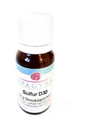 Sulfur D 30 Globuli