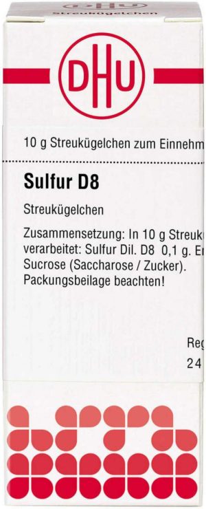 Sulfur D 8 Globuli 10 G