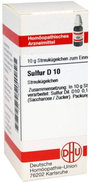 Sulfur D10 10 G Globuli
