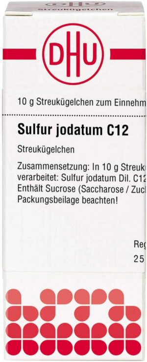 Sulfur Jodatum C 12 Globuli 10 G