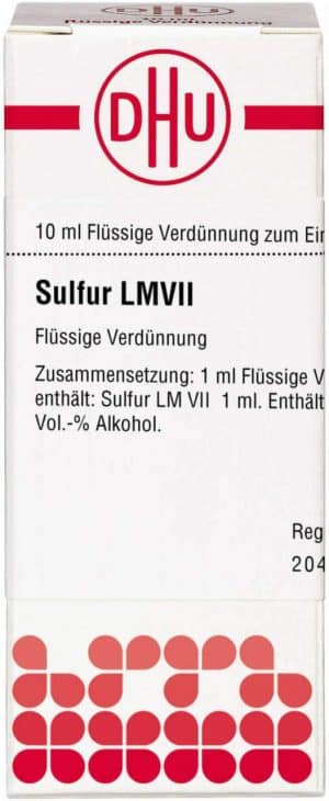 Sulfur Lm Vii Dilution 10 ml
