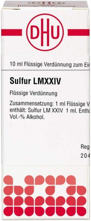 Sulfur Lm Xxiv Dilution 10 ml