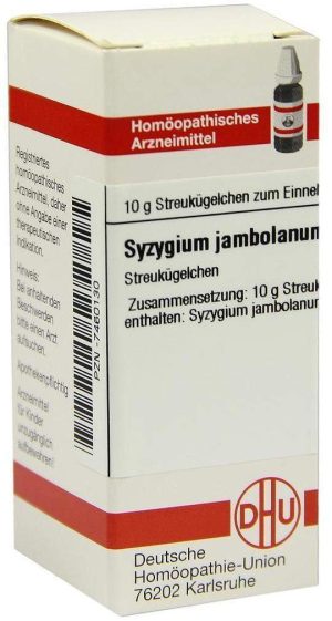 Syzygium Jambolanum D2 10 G Globuli
