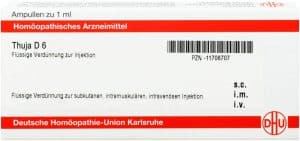Thuja D 6 8 X 1 ml Ampullen