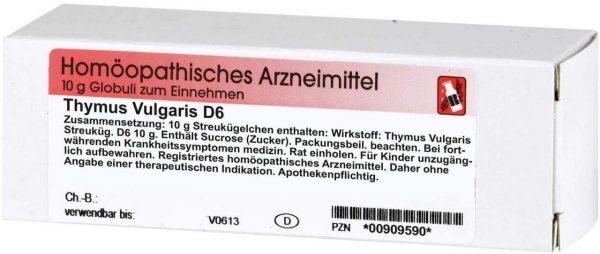 Thymus Vulg. D 6 Globuli