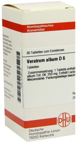 Veratrum Album D6 Dhu 80 Tabletten