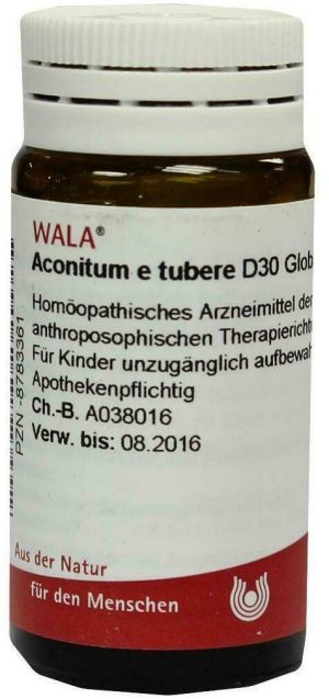 Wala Aconitum E Tubere D30 20 G Globuli