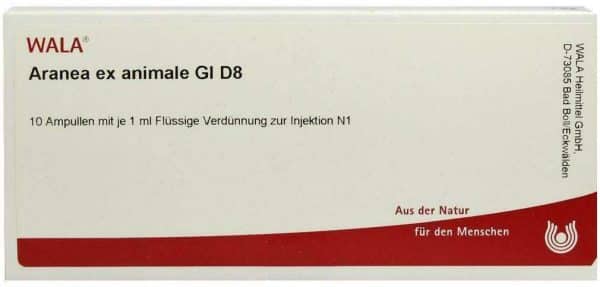 Wala Aranea Ex Animale Gl D8 10 X 1 ml Ampullen