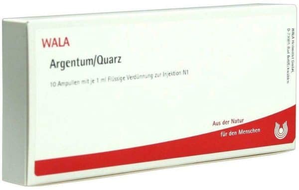 Wala Argentum-Quarz 10 X 1 ml Ampullen