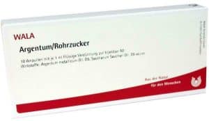 Wala Argentum-Rohrzucker 10 X 1 ml Ampullen