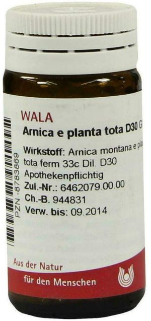 Wala Arnica E Planta Tota D30 20 G Globuli